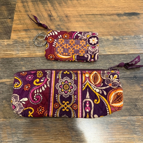 Vera Bradley Safari Sunset Wallet and Pouch Set - Picture 1 of 4